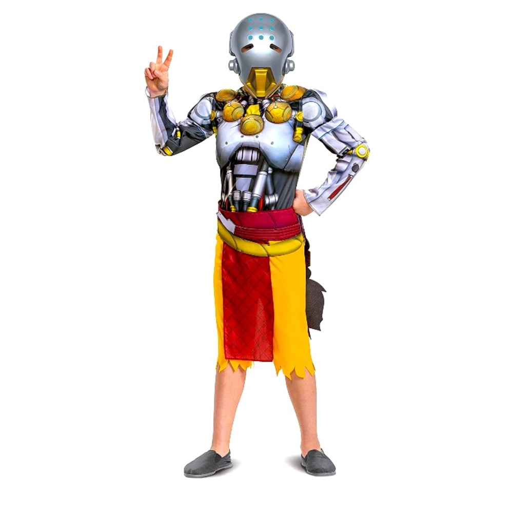 Disguise Boys Zenyatta Classic Muscle Overwatch Halloween Costume Size L 10-12